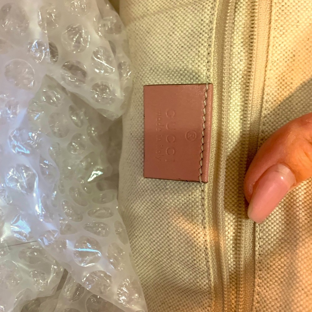 Gucci Pink Quilted GG Tote Bag - Picture 6 of 14